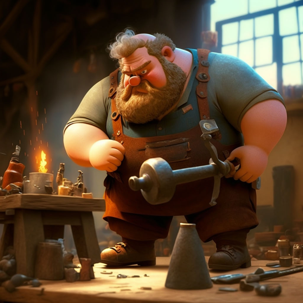 blacksmith Pixar