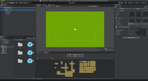 Highlighting and adding tiles in Unity: Setup